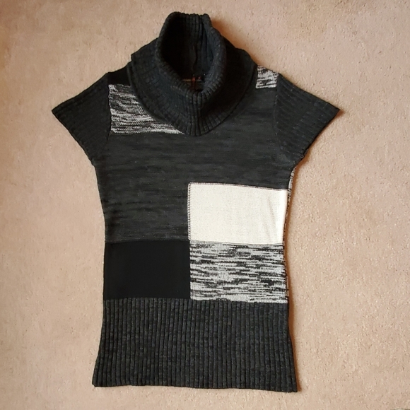 M Street size Medium color block tunic sweater - Picture 5 of 8